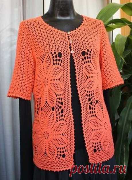 Жакет- Кардиган мотивами