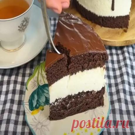 Нереально вкусный торт «Эскимо». Много лет готовлю по этому рецепту: простой рецепт домашнего торта - В кастрюльке - Медиаплатформа МирТесен