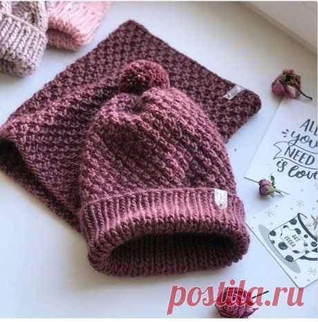 Шапка и снуд. | Vyazanie.info | Яндекс Дзен