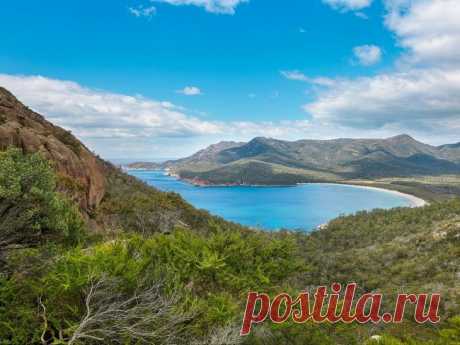 22. Бухта Wineglass, Национальный парк Фрейцинет, остров Тасмания