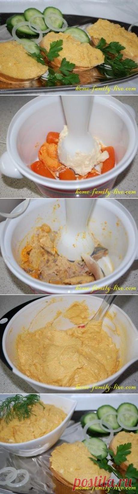 Намазывалка со вкусом красной рыбы - рецепт с фотоКулинарные рецепты