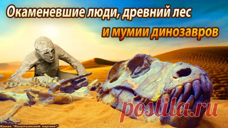 Окаменевшие люди, древний лес и мумии динозавров.
