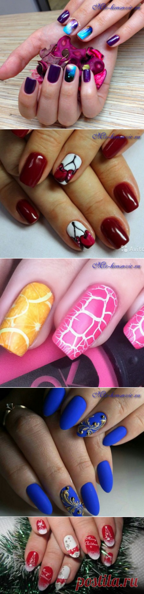 Маникюр гель лак весна лето 2017 фото