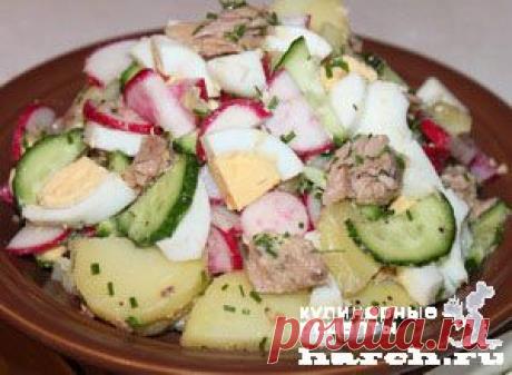 Салат с тунцом “Первомай” | Харч.ру - рецепты для любителей вкусно поесть