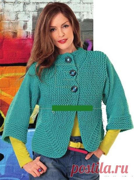 Вяжем жакет из толстой пряжи | Dublog | Яндекс Дзен