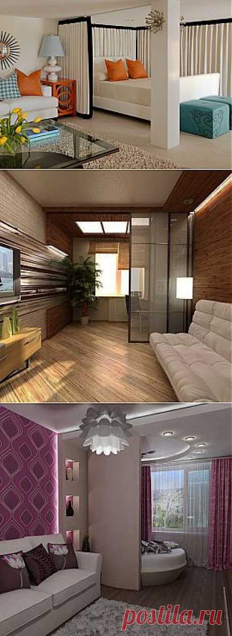 Совмещенная гостиная и спальня – новые решения и идеи | Школа Ремонта