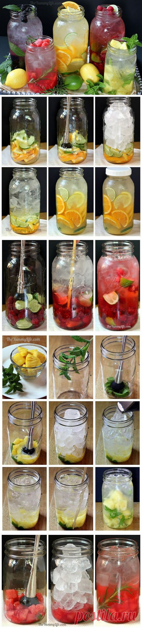 Как приготовить фруктовую воду — Делимся советами