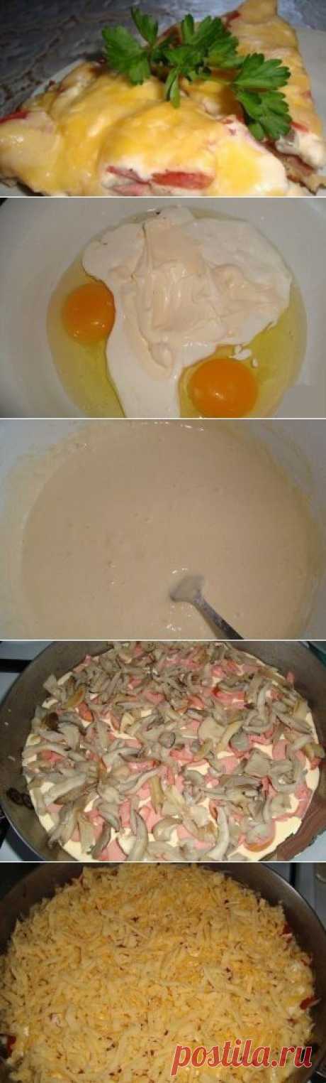 Пицца Минутка - рецепт с фотографиями