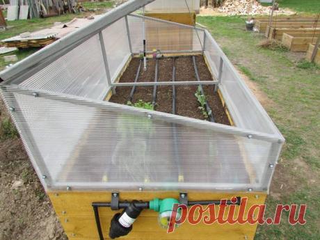 Умный рассадник-компостник по технологии Валерия Медведева, размеры, чертеж, эксплуатация, видео-отчет