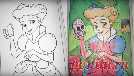 Что бывает когда взрослые добрались до детских раскрасок . Тут забавно !!!