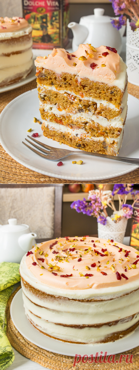 Как приготовить Морковно-тыквенный торт - проверенный пошаговый рецепт с фото на Вкусном Блоге