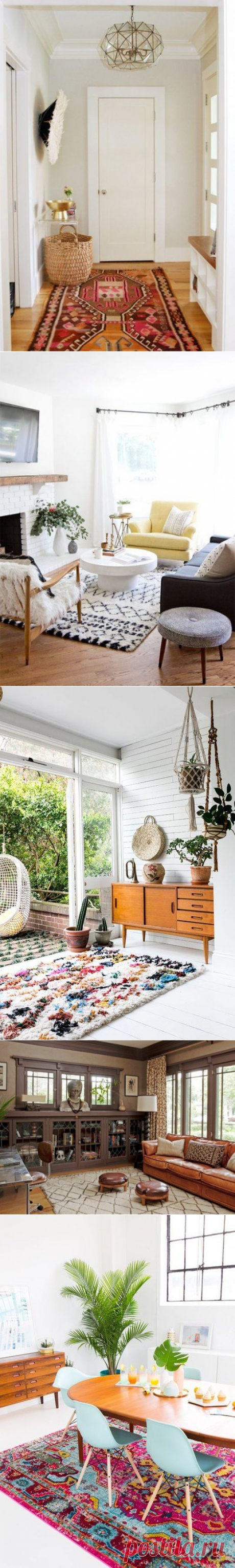 Как вписать ковер в современный интерьер