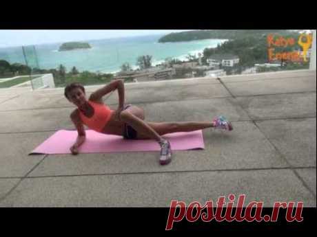 ▶ Секси - бедра / Упражнения для бедер внутри+растяжка TAG: #фитнес - YouTube