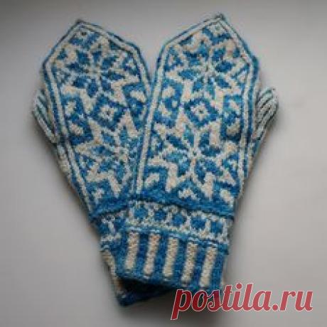 Snowflower Mittens