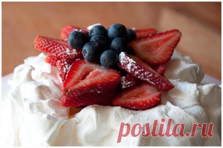 Торт безе "Анна Павлова" 2