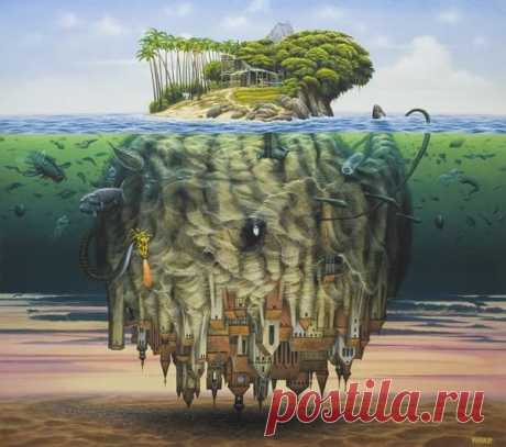 (2) Яцек Йерка (Jacek Yerka) - иллюстратор