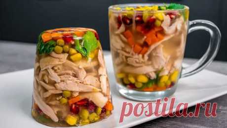 Холодец в чашке