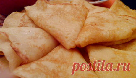 Блины на сыворотке / Простые рецепты