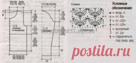 171 Серый жакет крючком - Топы, легкие кофты - Вязание для женщин - Каталог статей - Энциклопедия вязания