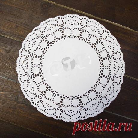 Салфетка ажурная диаметр 260 мм 25 шт Диаметр: 260 мм
Количество: 25 шт
Материал: бумага