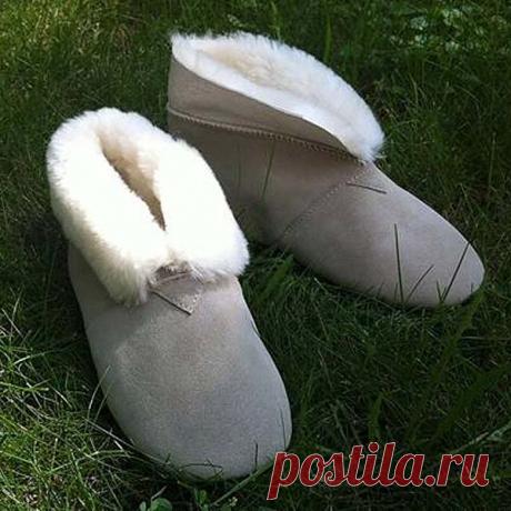 Тапочки овчина, без подошвы купить по лучшей цене с доставкой по Москве, Санкт-Петербургу и России