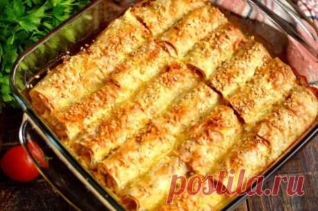 Блюдо из лаваша на миллион | Рецепты салатов и вкусняшек | Яндекс Дзен