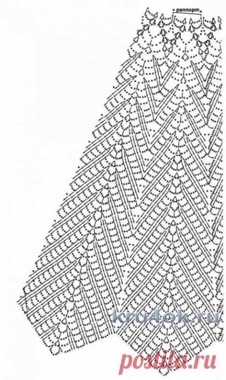 Женская юбка крючком. Работа Галины Лукериной