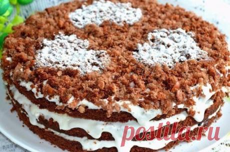 Как приготовить шоколадно-ореховый торт с бананом. - рецепт, ингридиенты и фотографии