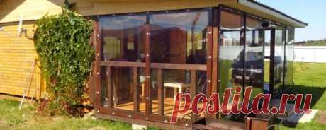 Мягкие окна для веранды: жидкое или гибкое остекление для террасы, рулонные окна из ПВХ, как выбрать прозрачный материал вместо стекла, фото и отзывы
Мягкие окна для веранды: гибкое остекление ПВХ-плёнкой, преимущества и недостатки материала, произведение замеров и монтажа гибких штор.