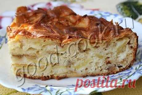 яблочный пирог (шарлотка), рецепт приготовления