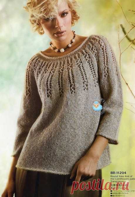 "Круглые кокетки" уже давно захватили фантазии вязальщиц. Остаётся только выбирать самые красивые. | Asha. Вязание, просто жизнь, прогулки, фотографии, мода.🌶 | Дзен