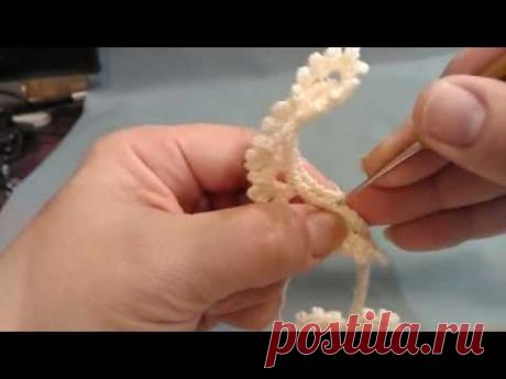 Ирландское кружево - Завиток у цветка