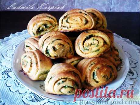 Рецепт: Картофельно-сметанные булочки с зеленью на RussianFood.com