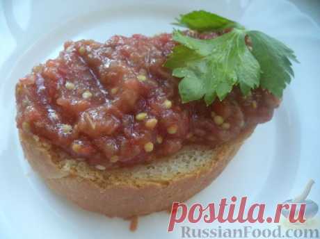 Икра баклажанная - простая и очень вкусная закуска