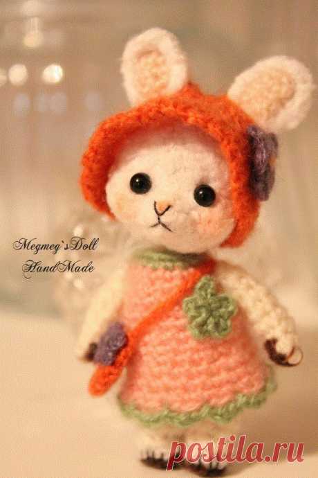 Амигуруми - вяжем пасхального кролика - 3 мк