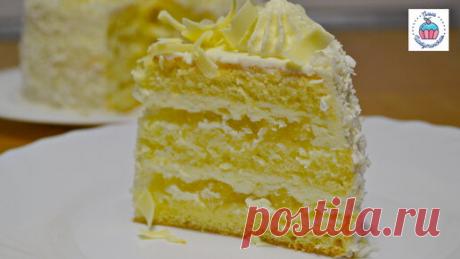 Ольга Шобутинская | Готовлю торт "Ананасовый" с райским вкусом или простой рецепт свежего и сочного домашнего торта, рецепт