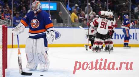 33 сейва Сорокина не помогли «Айлендерс» уйти от поражения в матче с «Нью-Джерси» в НХЛ. «Нью-Джерси» победил «Айлендерс» в матче регулярного чемпионата НХЛ. Читать далее