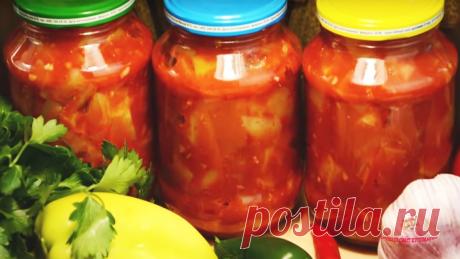 УЛЕТНЫЙ САЛАТ НА ЗИМУ ИЗ КАБАЧКОВ! ВСЕ ПРОСЯТ РЕЦЕПТ! А зимой баночки улетает в мгновение ока! Попробуйте. не пожалеете.