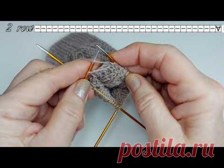 Жіночі шкарпетки аранами .Розмір 38 - 39 . Частина 2.