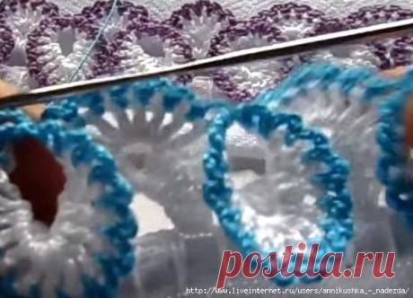 Красивая обвязка края изделия