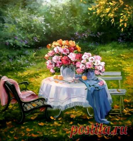 Букет на фоне осени от Anca Bulgaru