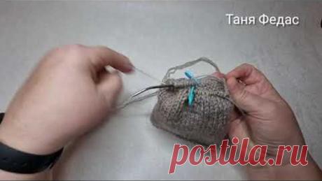 Самый простой и самый лёгкий способ вязания следков спицами