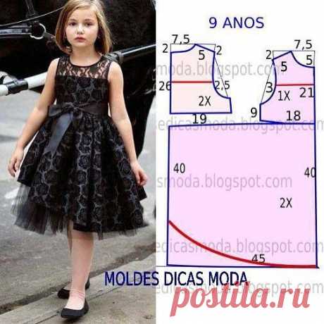 #الگوى#خيلطى#پيراهن#دخترانه#بچگانه#women #pattern #dress #lebas #leilazarrabidesign