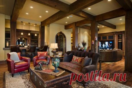 Mountain View Residence - rustic - family room - other metro - by Locati Architects