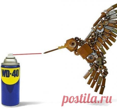 Применение WD-40 в домашних условиях