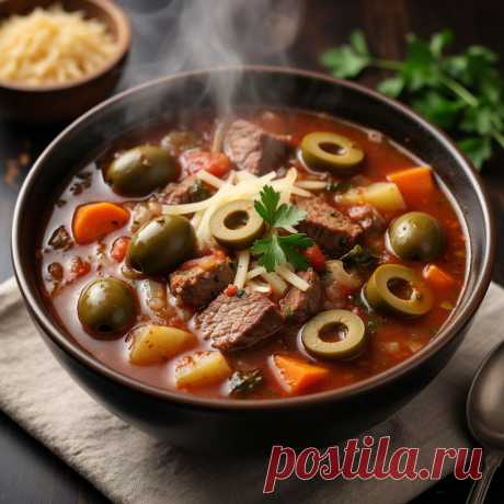 Сытная сборная солянка: превращаем остатки продуктов в кулинарное чудо. Домашние рецепты. | «Вкусные истории с Таней: творчество, рецепты заготовок на зиму и домашняя кухня». | Дзен