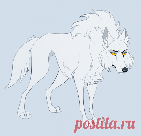 Рисунок аниме волк (29 фото) » Рисунки для срисовки и не только
