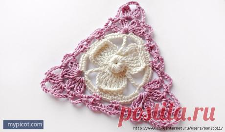 MyPicot...треугольник в ирландском стиле...