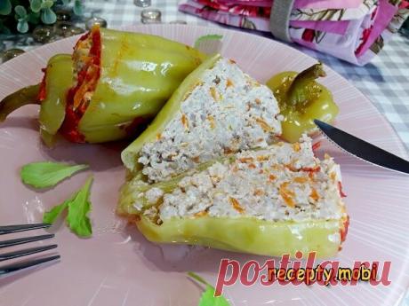 Фаршированные перцы с фаршем и рисом