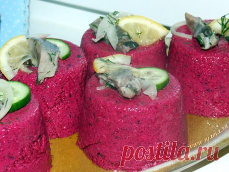 Оригинальная свекольная закуска